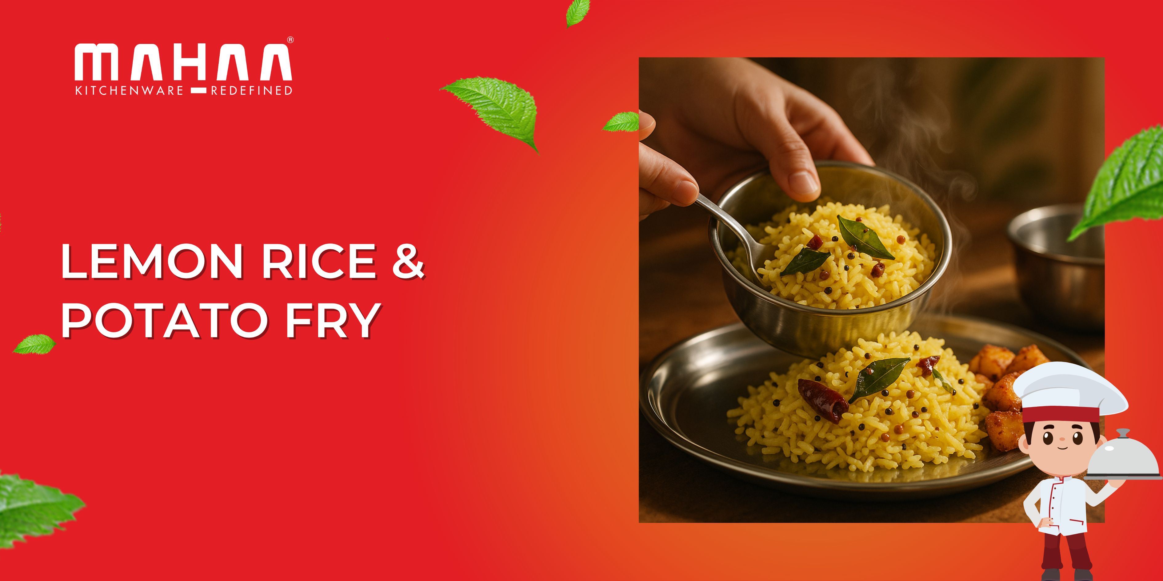 Lemon Rice & Potato Fry